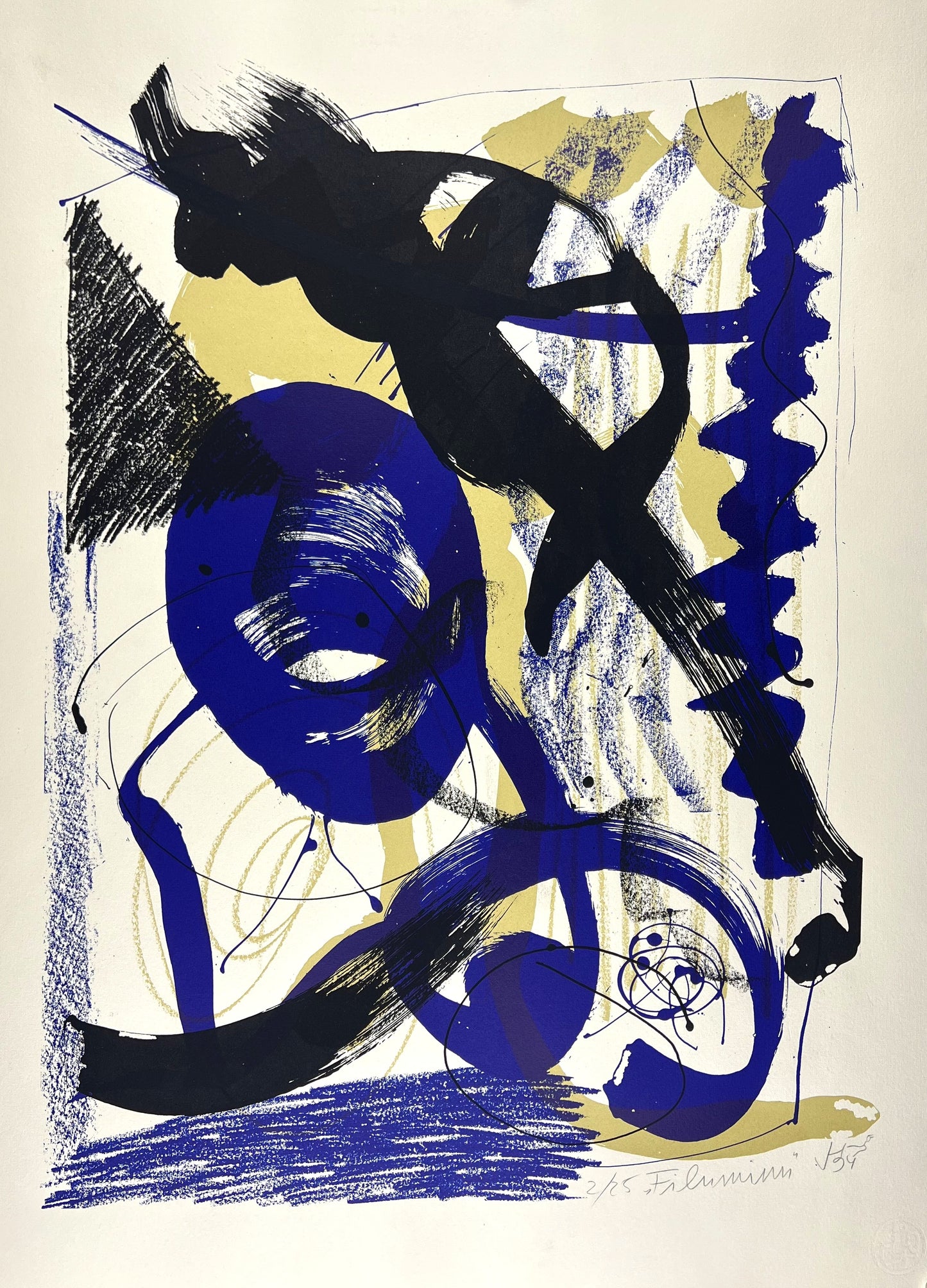 Hofmann, Veit, Filumini, 60 x 45cm, 2/25, Siebdruck, 1994