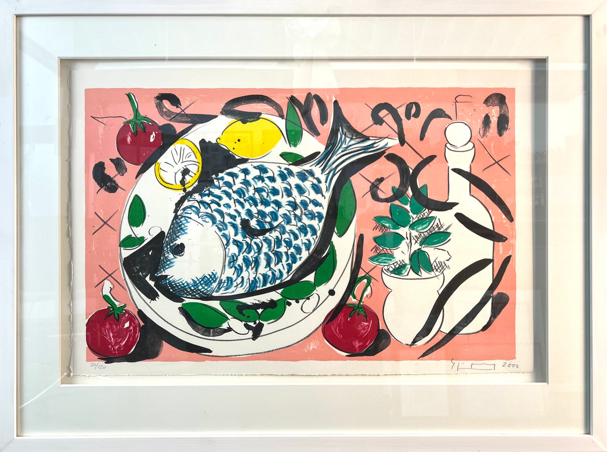 Szczesny, Stefan, Fish-Birthday Suite, 38 x 56cm, 26/120, Lithografie