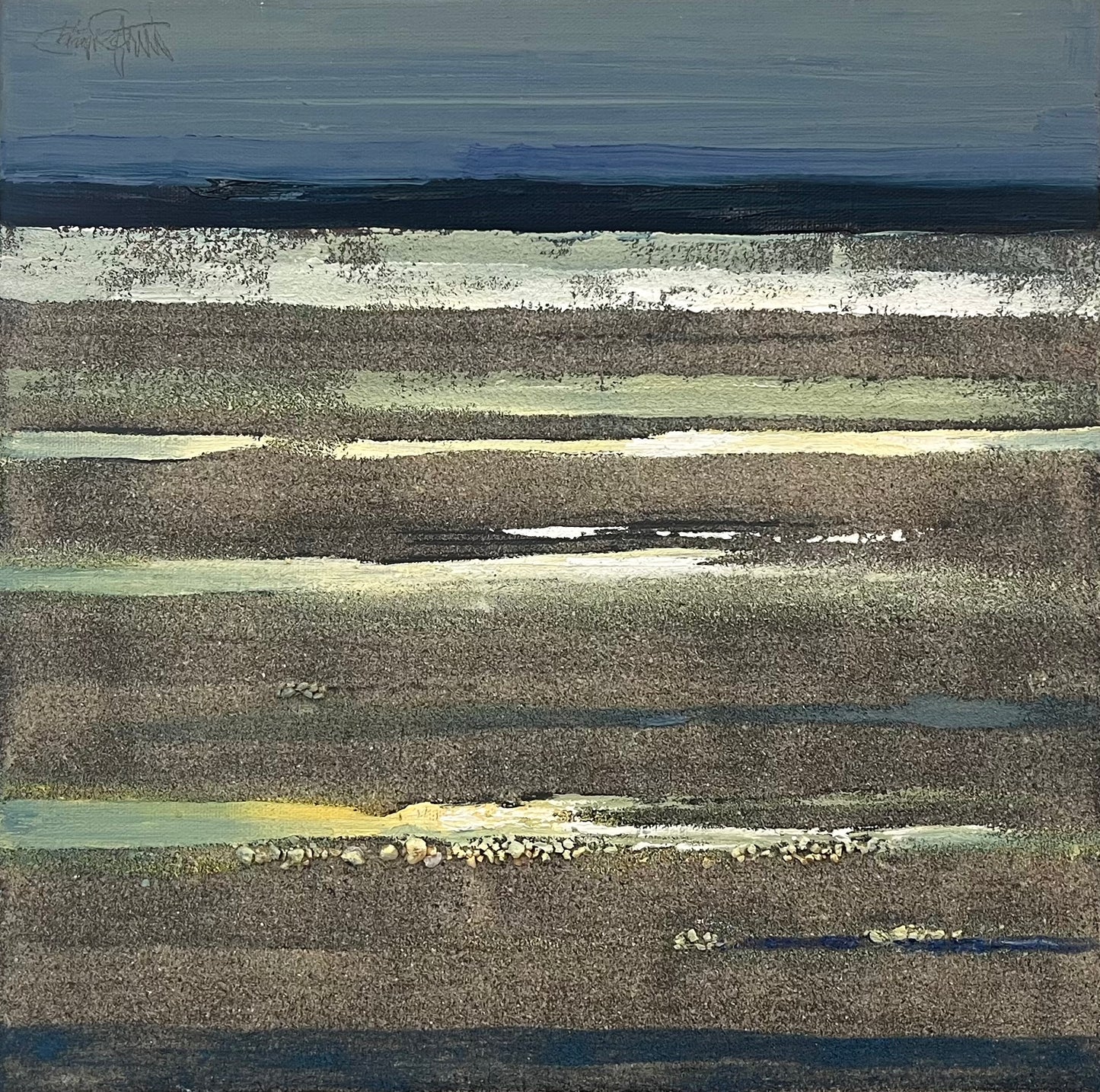 Tegtmeier, Claus, Flugsand IV, 50 x 50cm, Ölgemälde