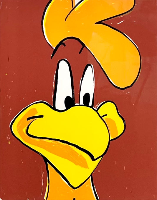 Meyer, Heiner, Foghorn Leghorn, 31,5 x 24,5cm, Siebdruck