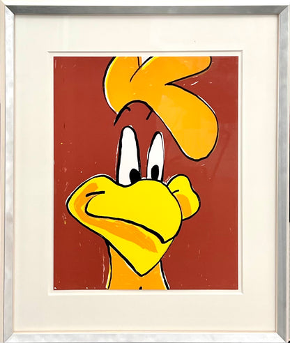 Meyer, Heiner, Foghorn Leghorn, 31,5 x 24,5cm, Siebdruck