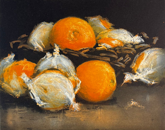 Anderson, Friedel, Nach Joors (Orangen), 19,7 x 24,5cm, Farbradierung