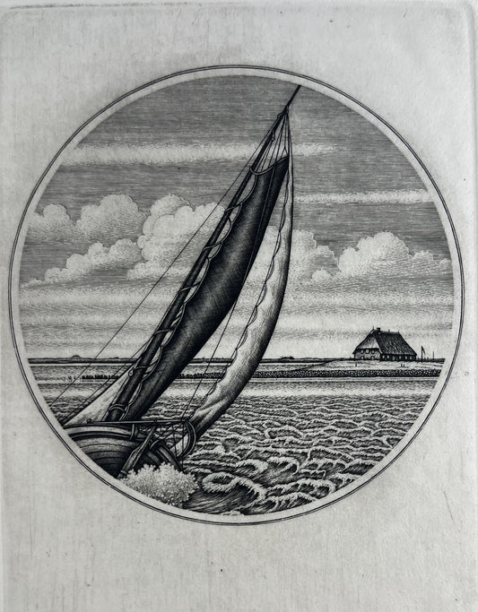 Froese, Peter, Vor Habel, 17,5 x 11cm, e.a., Kupferstich, 1993