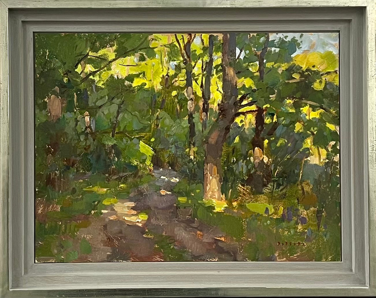 Wirtz, Björn, Frühlingswald, 30 x 40cm, Ölgemälde