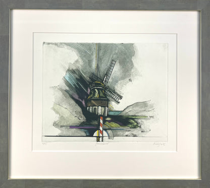 Bianga, Carl, Geestland, 26,5 x 33cm, 3/75, Farbradierung