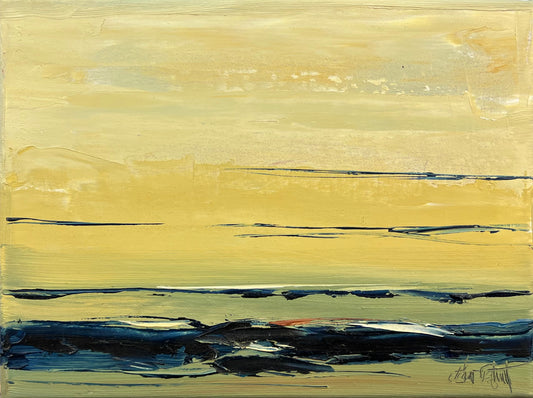 Tegtmeier, Claus, Gegenlicht, 18  x 24cm, Öl auf Leinwand