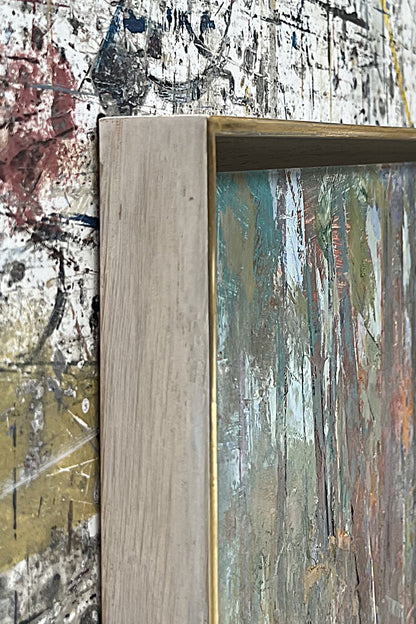 Wirtz, Björn, Gegenlicht mit Kiefern, 40 x 50cm, Ölgemälde