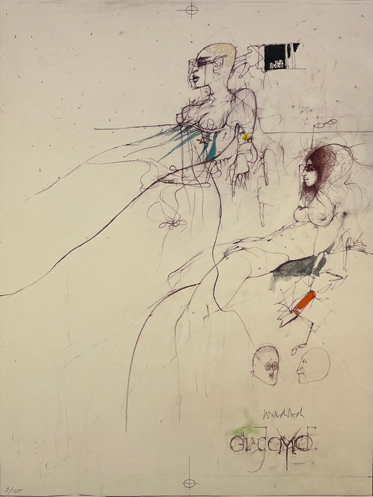 Wunderlich, Paul, Giacomo Joyce, 66 x 50cm, 9 /125, Heliografie