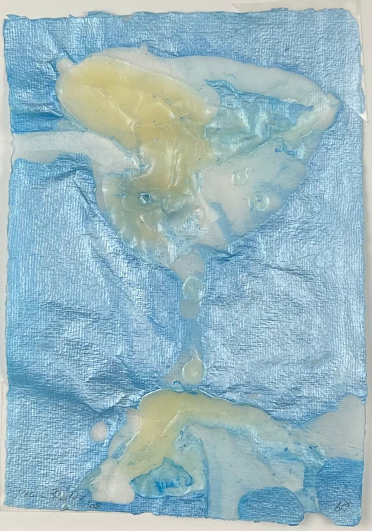Richter, Melanie, Glas 2, 30 x 24cm, Mischtechnik auf Bütten