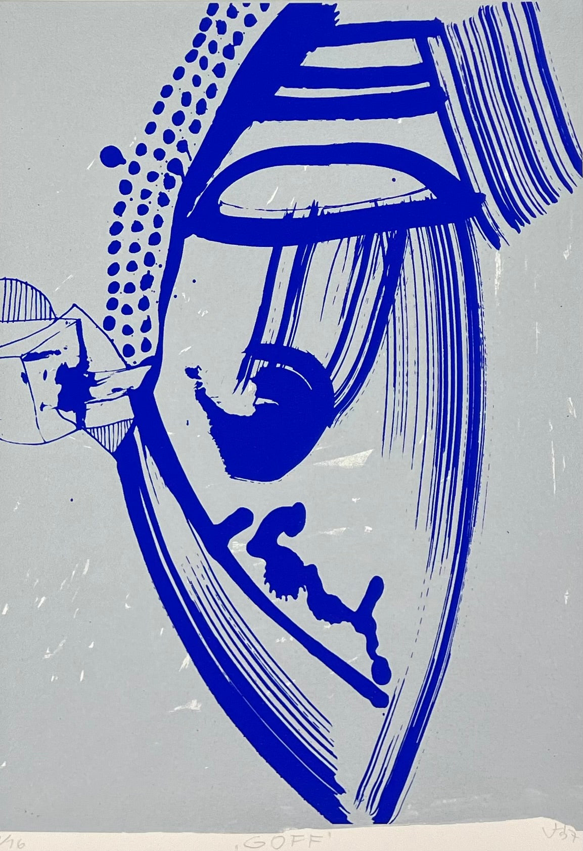 Hofmann, Veit, Goff, 41 x 30cm, 1/16, Siebdruck, 1997
