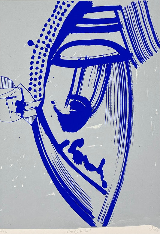 Hofmann, Veit, Goff, 41 x 30cm, 1/16, Siebdruck, 1997
