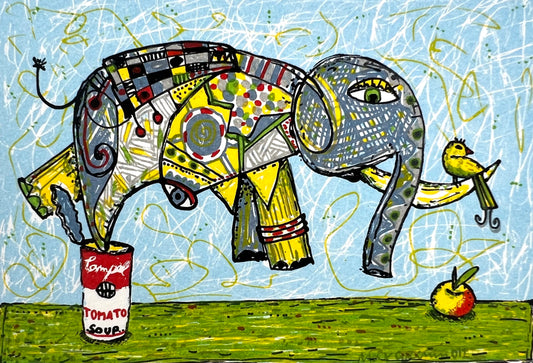Grimm, Max, Zwei Freunde, e.a., 9 x 14cm, Siebdruck, 2012