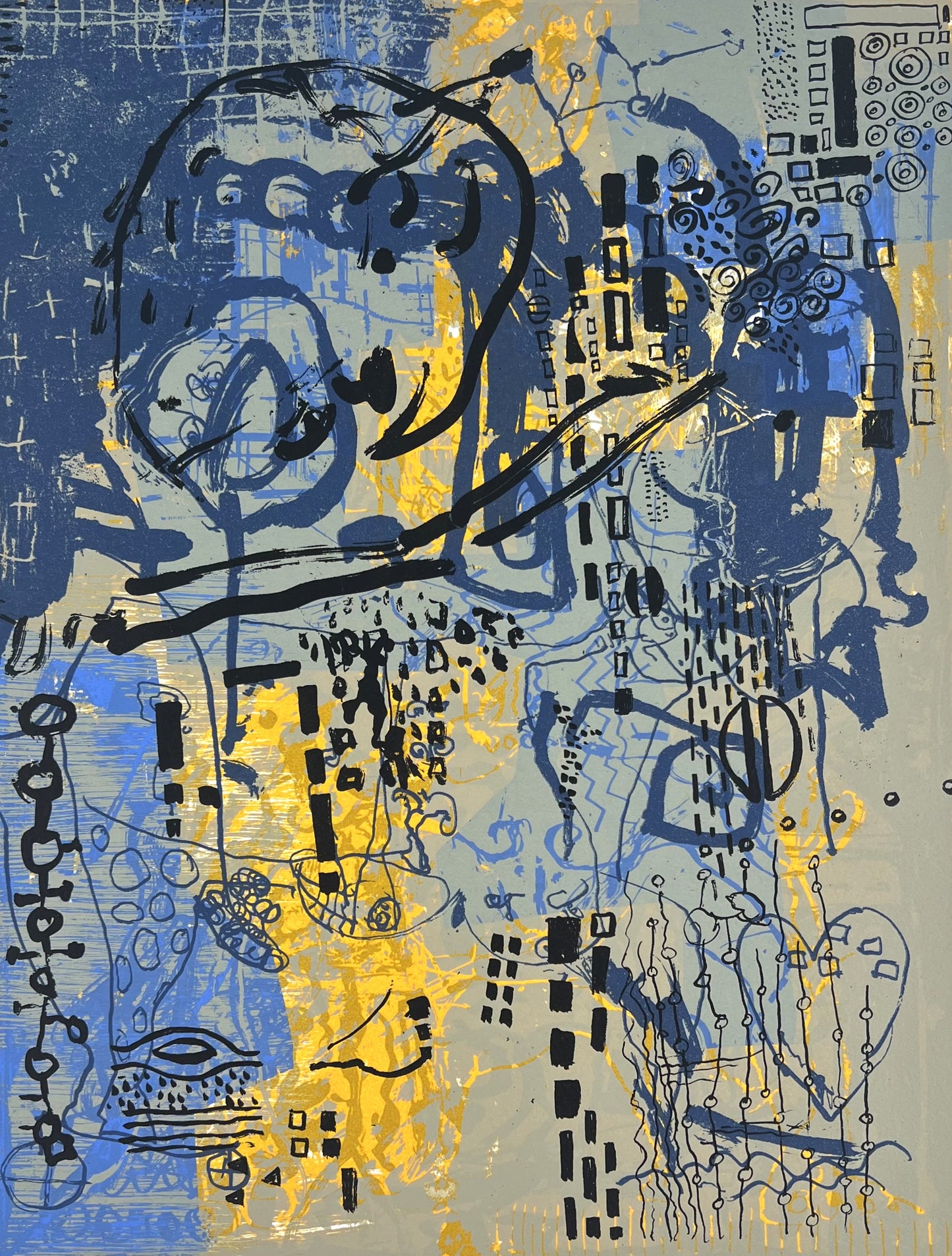 Grimm, Ulrich, Abendlicht, 37,5 x 48cm, Farblithografie, 1999