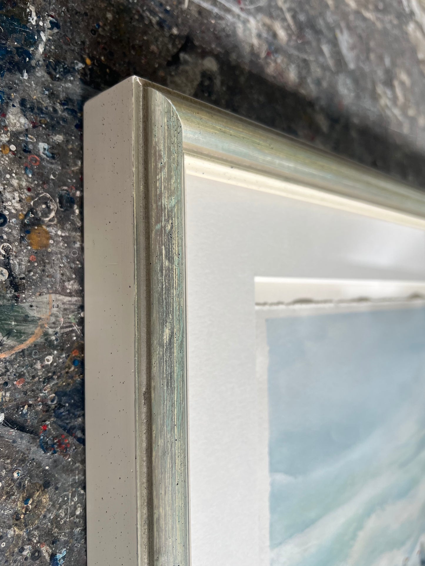 Entrich, Stephanie, Große Wellen/5Möwen, 30 x 40cm, Aquarell