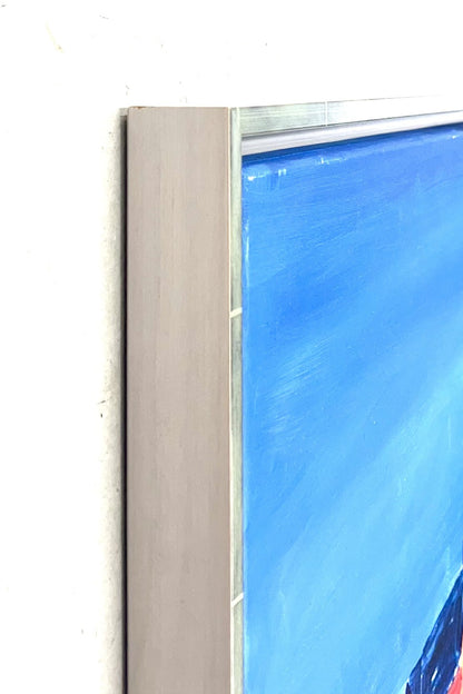 Linnenbrink, Peter, Husumer Hafen bei Nacht, 90 x 110cm, Acryl auf Leinwand