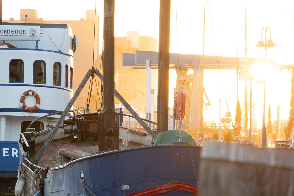 Rowek, Wencke, Hafen im Gegenlicht (inkl. PP), 20 x 30cm, Fotografie