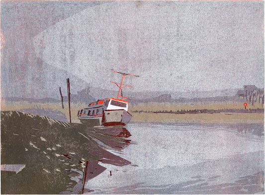 Nesterova, Anastasiya, Hafftourist, 61 x 81cm, 1/5, Farbholzschnitt