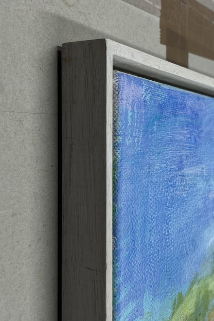 Hansen, Ulrike, Leuchtturm Egmond, 60 x 160cm, Eitempera auf Leinwand, incl. Künstlerrahmen, 2024