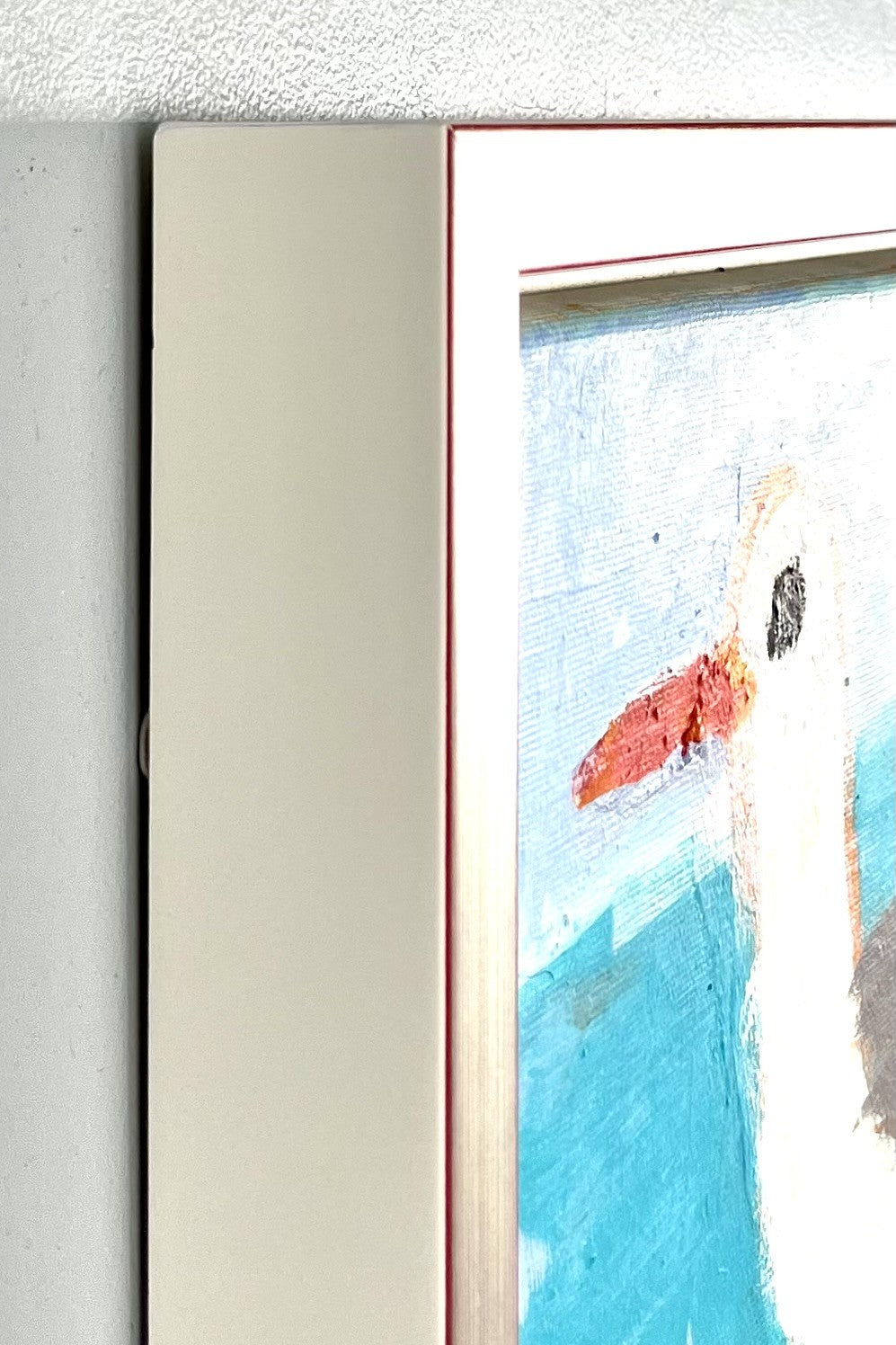 Hansen, Ulrike, Möwe I, 30 x 40cm,  Eitempera auf Leinwand, 2020