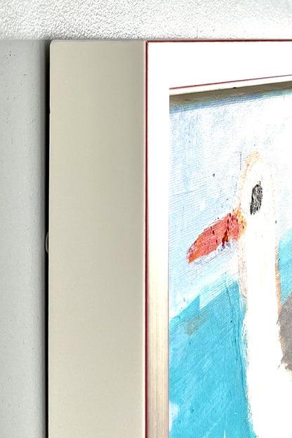 Hansen, Ulrike, Möwe I, 30 x 40cm,  Eitempera auf Leinwand, 2020