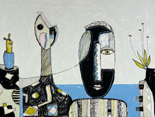 Grimm, Max, Heartbreaker, 50 x 60cm, Siebdruck