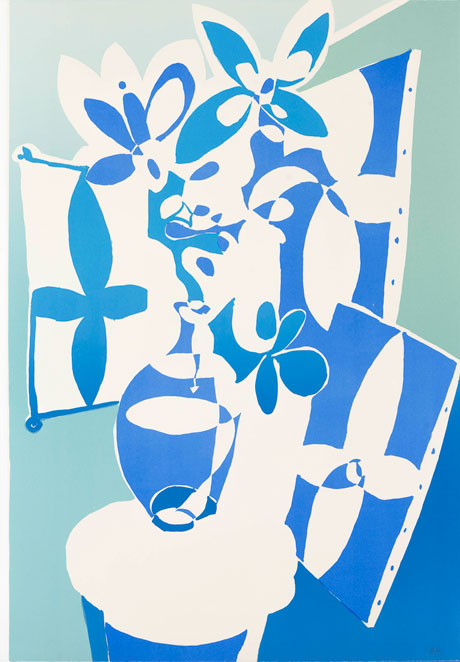 Henning, Anton, Stillleben, 100 x 67cm, 56/60, Lithografie