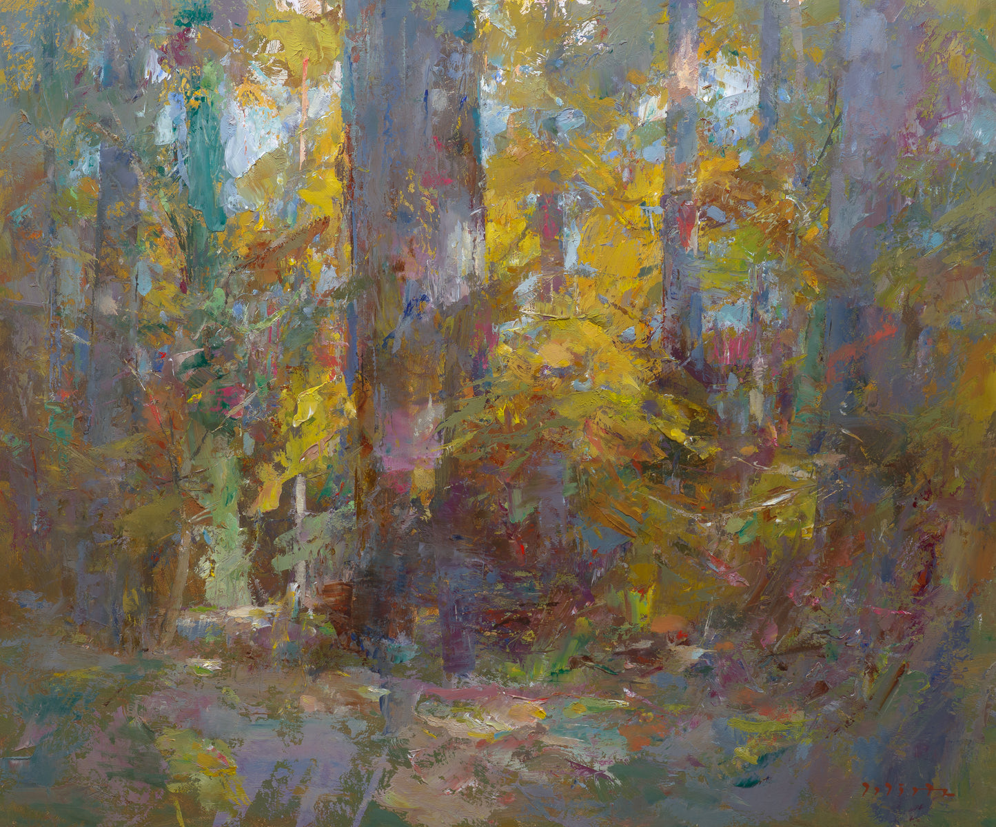 Wirtz, Björn, Herbstausschnitt, 50 x 60cm, Ölgemälde