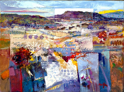 Malfer, Mario, Herbst im Süden, 30 x 40cm, Öl auf Leinwand