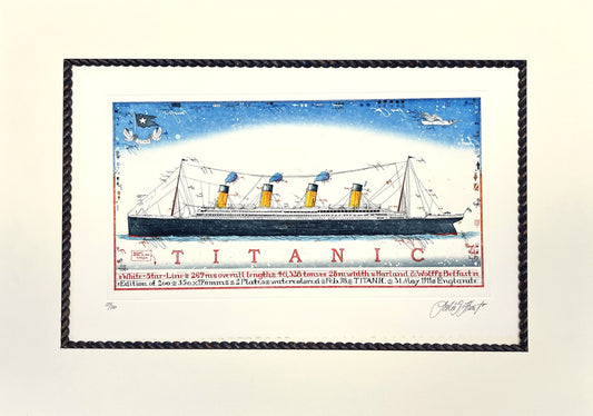 Hunt, Leslie, Titanic, 38 x 54cm, 50/200, Radierung