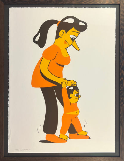 HuskMitNavn, Schuhe, 68,5 x 50cm, 32/70, Lithografie