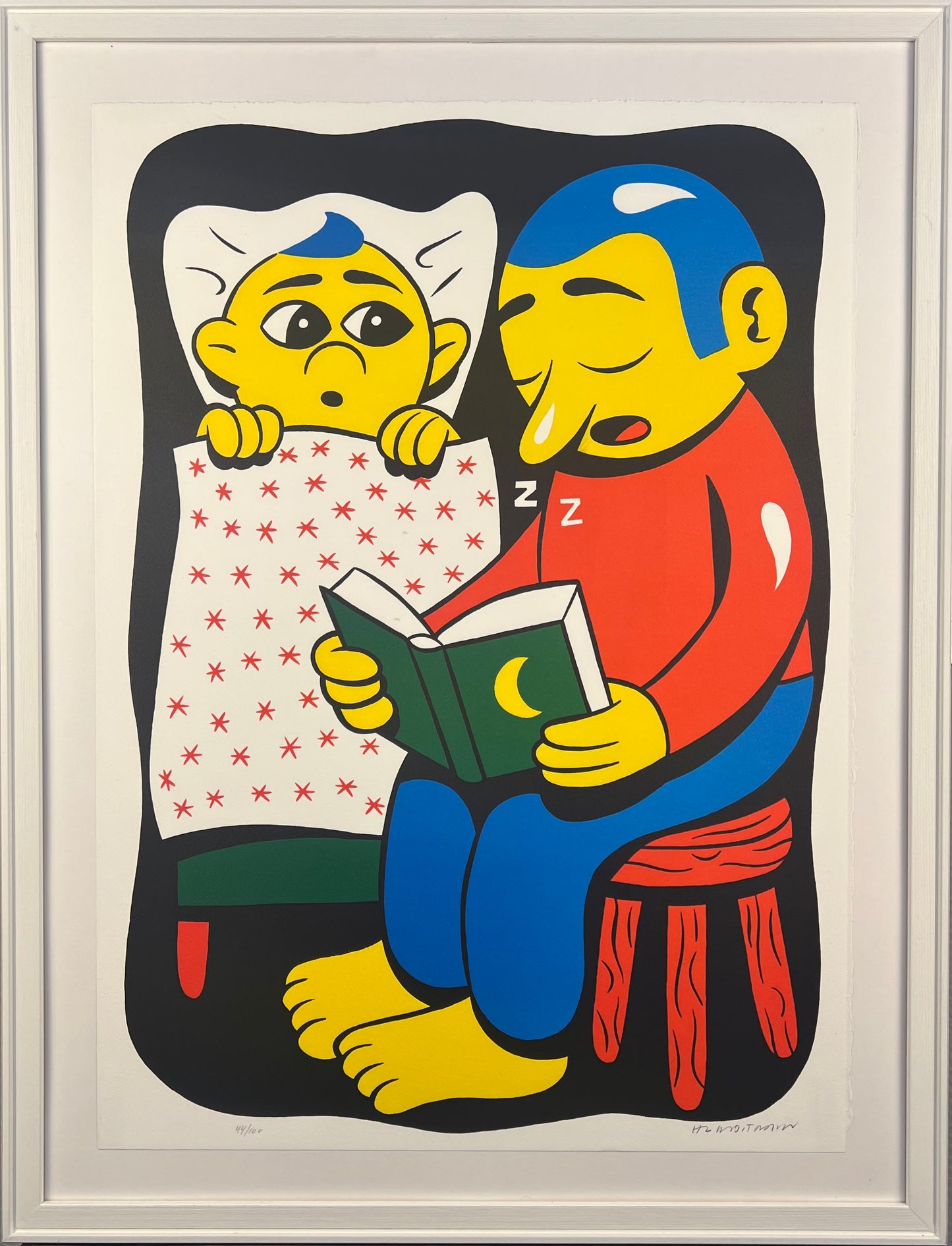 HuskMitNavn, Sleeping like a child, 70 x 50cm, 44/100, Lithografie