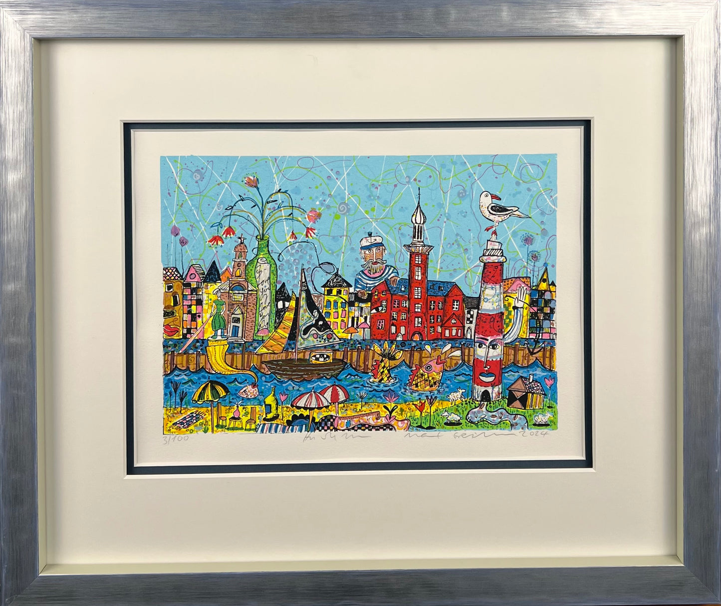 Grimm, Max, Husum, 21 x 30cm, 3/100, Siebdruck