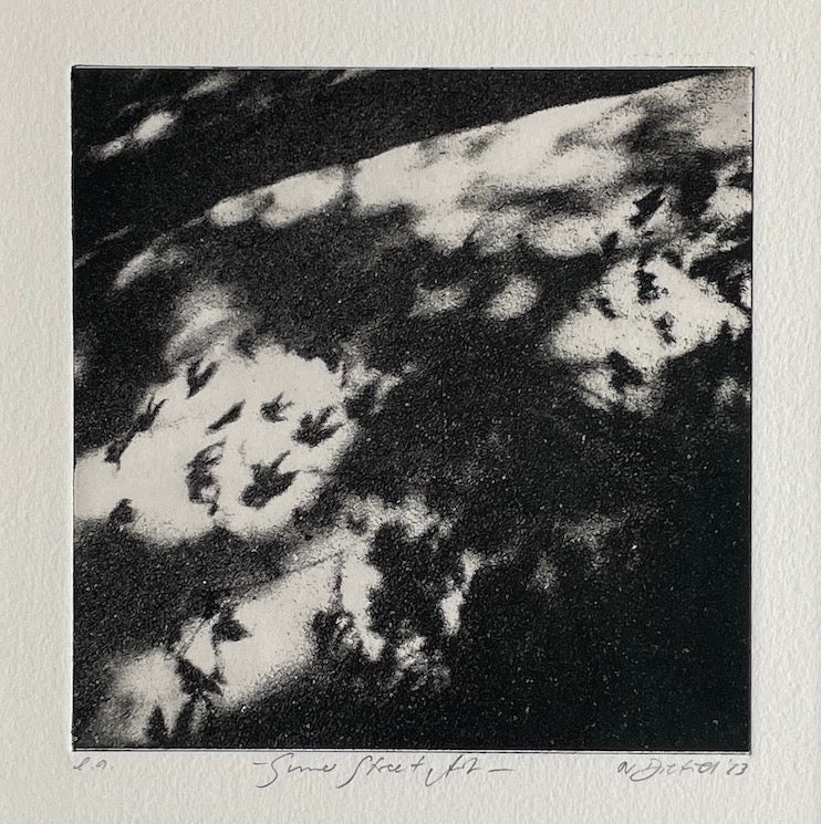 Dietrich, Nadine, Summer Street Art, Ed. e.a., 2023, Photopolymer Etching, 15 x 15 cm