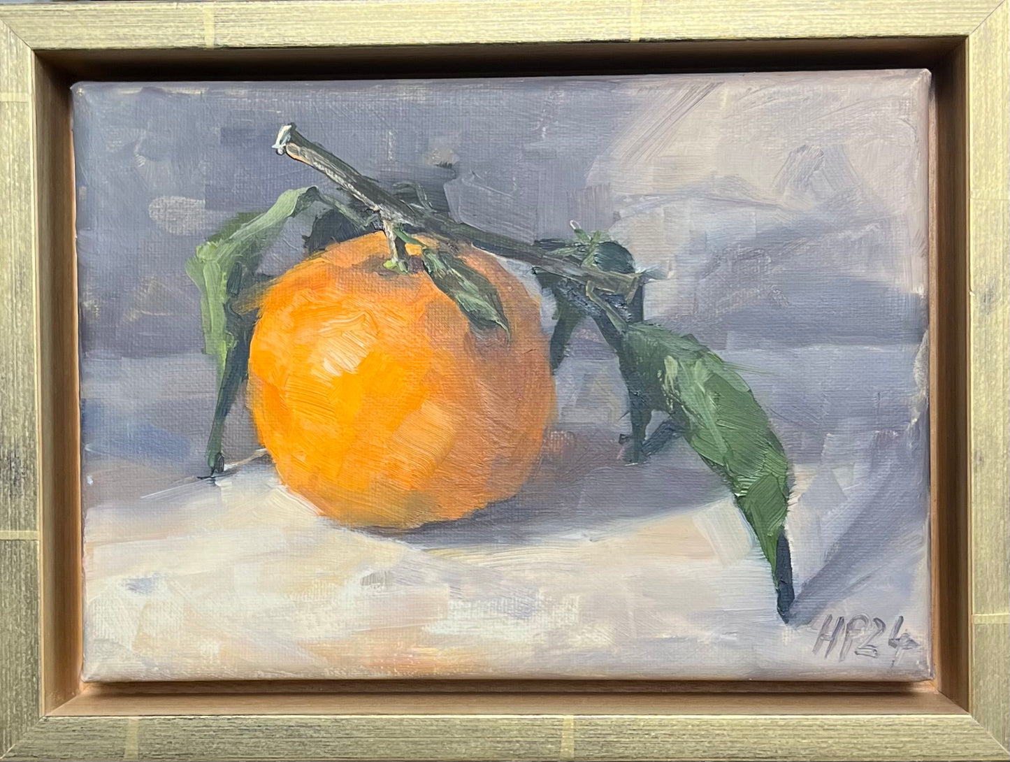 Petermann, Hanna, Clementine, 13 x 18cm, Ölgemälde