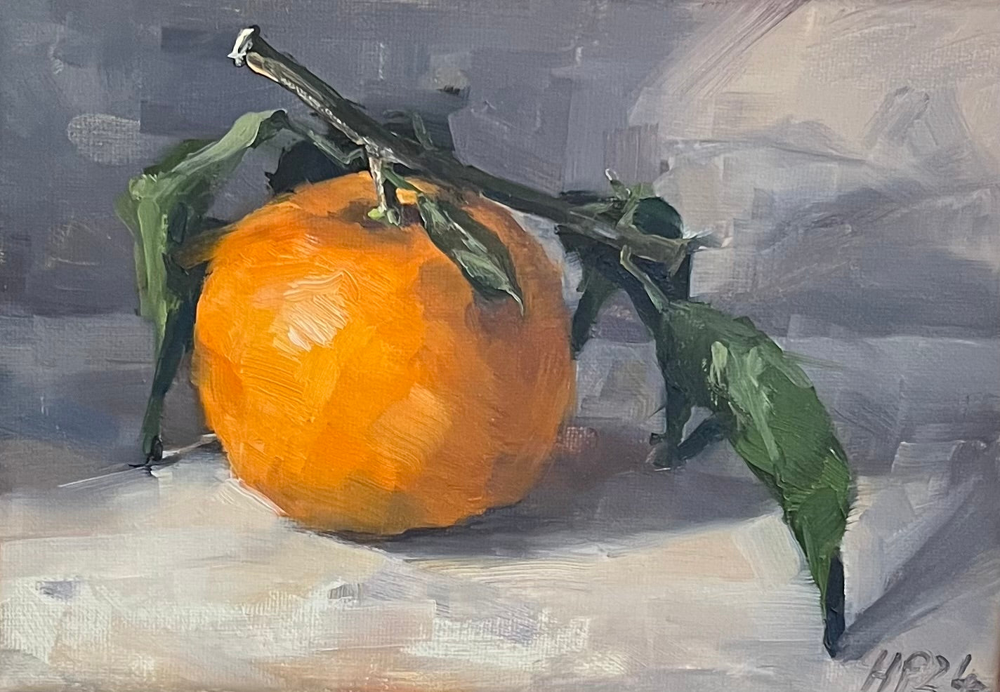 Petermann, Hanna, Clementine, 13 x 18cm, Ölgemälde