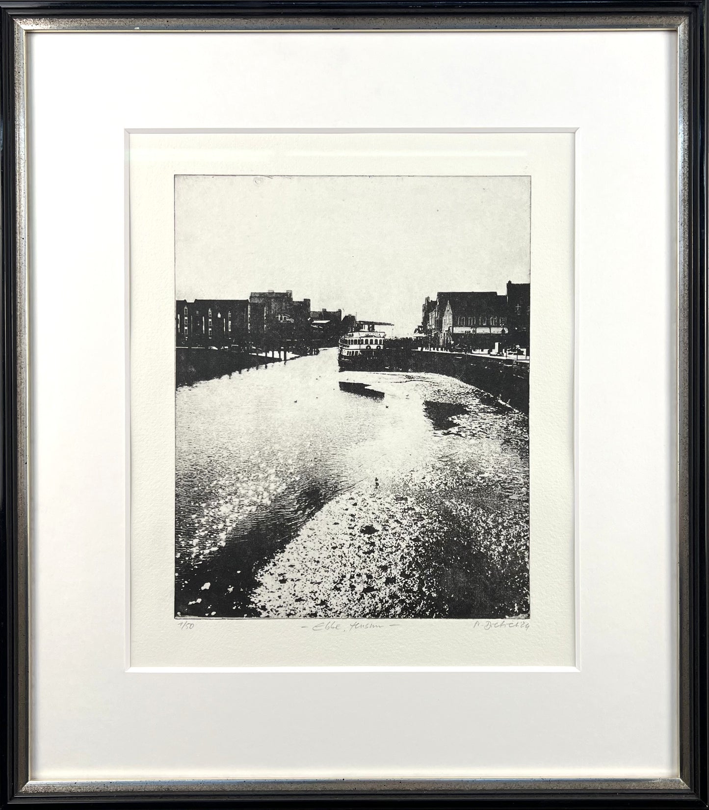 Dietrich, Nadine, Ebbe Husum, 25 x 20cm, 1/50, Photopolymer Etching