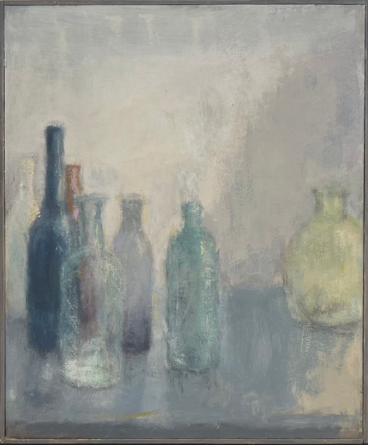 Feyen, Harald, Flaschenensamble, 48 x 40cm, Ölgemälde