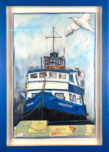 West, Ole, Nordertor, 40 x 60cm, Mischtechnik