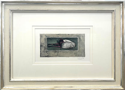 Wunderlich, Paul, Schwanenkopf, 14 x 27cm, Farblithografie, 1964