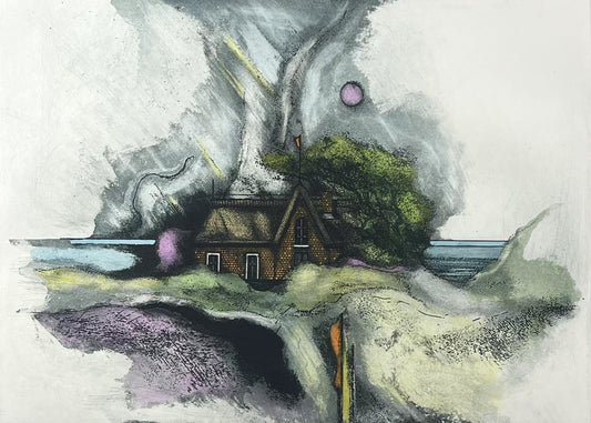 Bianga, Carl, In Eiderstedt, 14/100, 22 x 30cm, Farbradierung