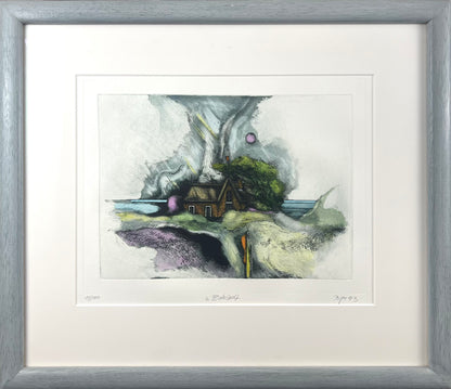 Bianga, Carl, In Eiderstedt, 14/100, 22 x 30cm, Farbradierung