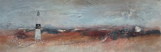 Jacobsen, Petra, Leuchtturm Kampen, 50 x 150cm, Mischtechnik