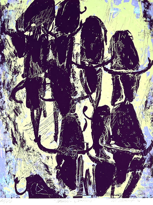 Alsterlind, Mark, Januar Taurus, 39 x 30cm, 65/80, Siebdruck, 2006