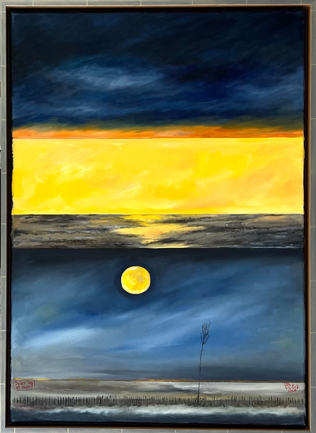 West, Ole, Jeder Tag ist anders, 70 x 50cm, Öl auf Leinwand