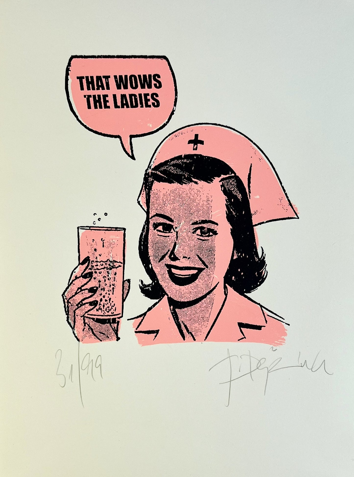 Döring, Jörg, That wows the ladies II, 29,5 x 21cm, 31/99, Siebdruck