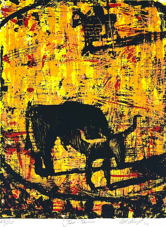 Alsterlind, Mark, Juni Taurus, 39 x 30cm, 62/80, Siebdruck, 2006