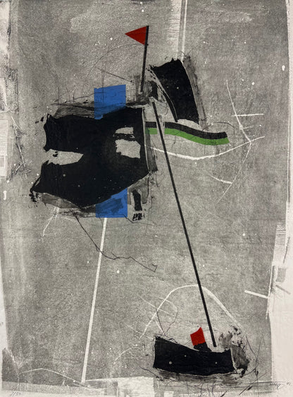 Jung, Manfred, Zeiträume 1, 76 x 57cm, 2/50, Lithografie