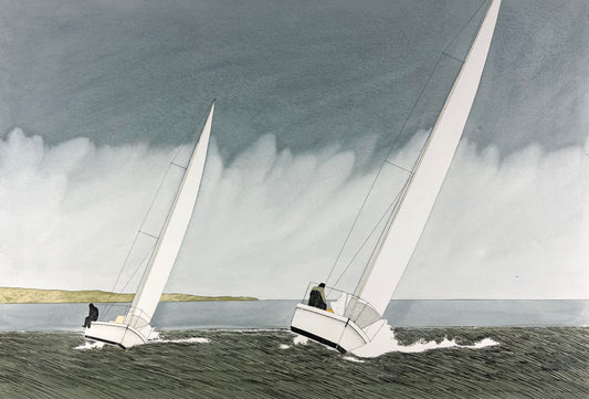 Kaczmarek, Frank, Racing, 45 x 65,5cm, 29/400, Radierung