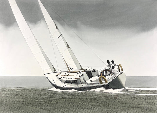 Kaczmarek, Frank, The racer, 40 x 55,5cm, 45/400, Radierung