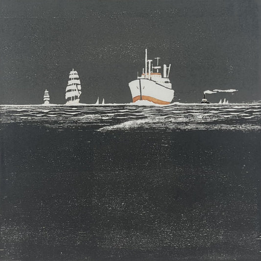 Tautz, Dieter, Klaar Kimming, 30 x 30cm, 3/10, Farbholzschnitt